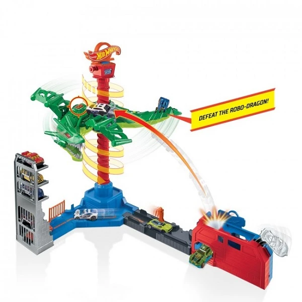 Hot wheels set de joacă „atacul dragonului” 7