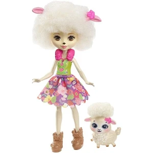 Papusa enchantimals lorna lamb &amp; flag Thumbnail 2