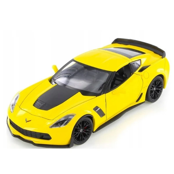 Коллекционный автомобиль chevrolet corevette 1:24 welly 7