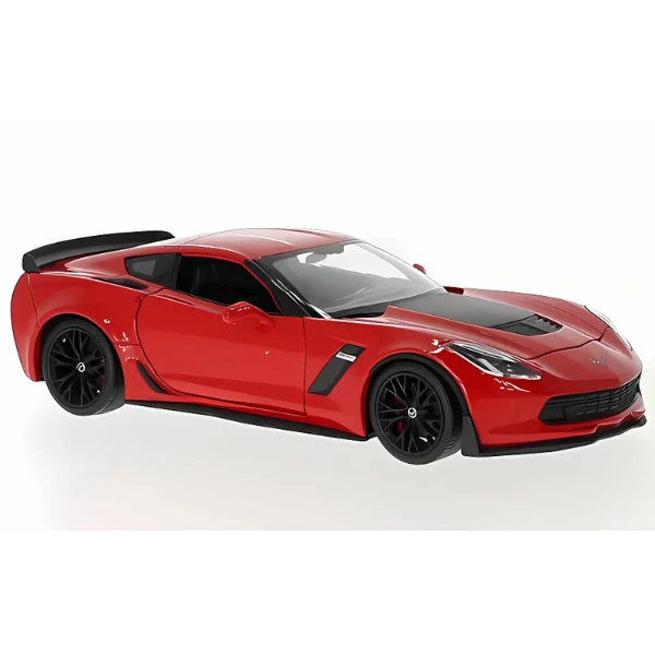 Коллекционный автомобиль chevrolet corevette 1:24 welly 4