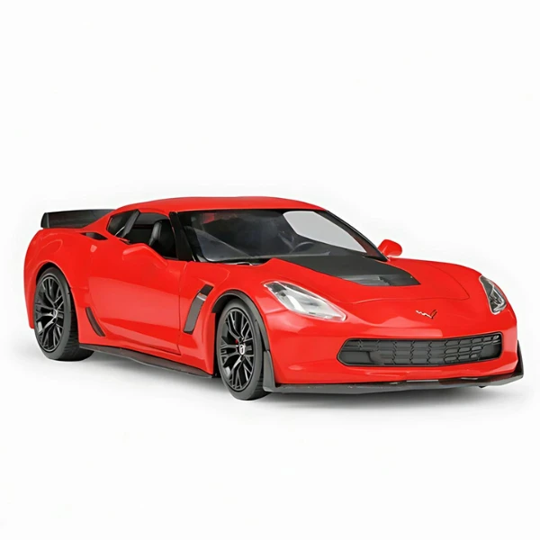 Коллекционный автомобиль chevrolet corevette 1:24 welly 5