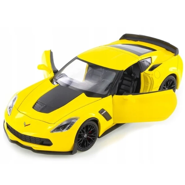 Коллекционный автомобиль chevrolet corevette 1:24 welly 8