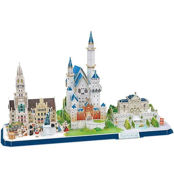 3d puzzle “atracții turistice în bavaria”, 178 elemente 2