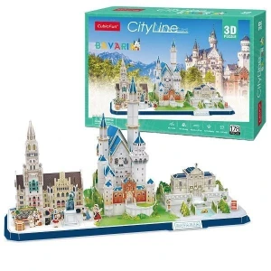 3d puzzle “atracții turistice în bavaria”, 178 elemente