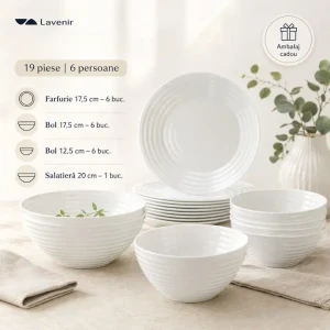 Столовый сервиз из 19 предметов стеклокерамики (151355) Thumbnail 2