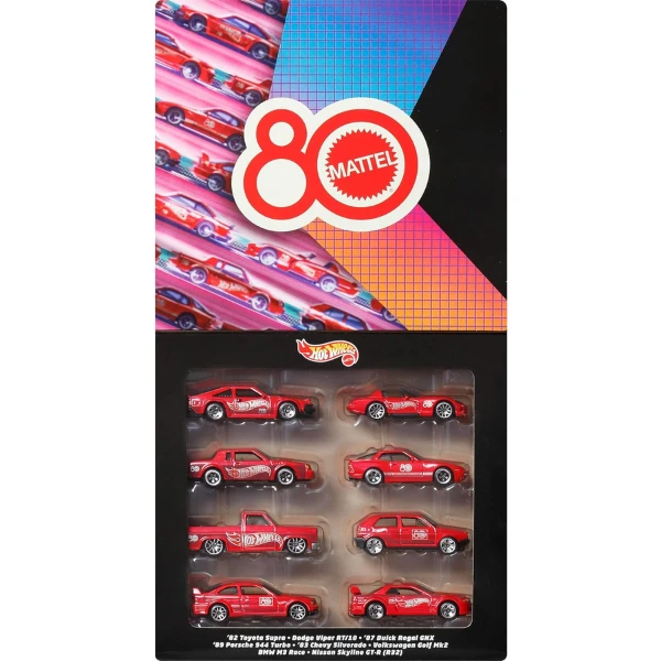 Hot wheels юбилейный набор "silver series", 8 машинок 1:64 4