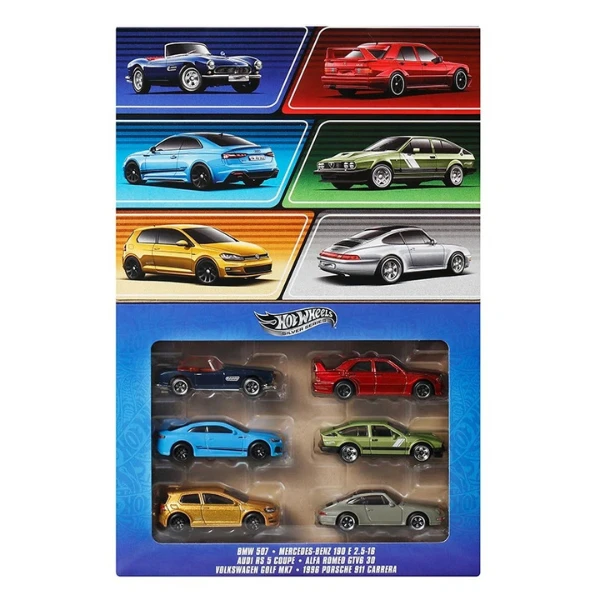 Set din 6 mașinuțe hot wheels "euro style", 1:64 7