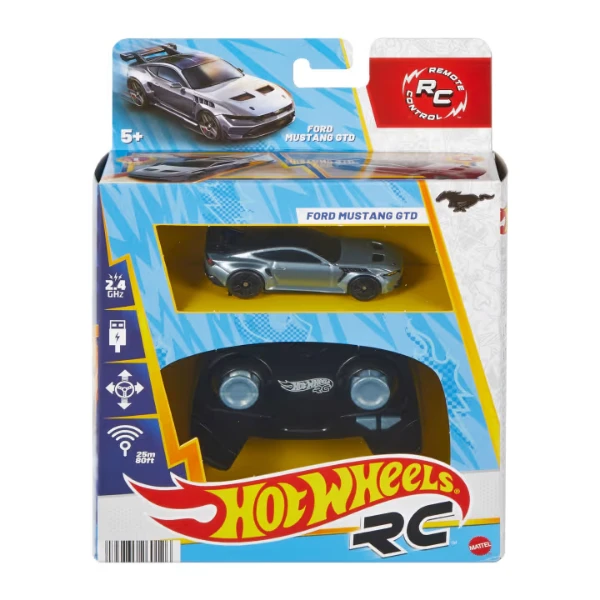 Hot wheels гоночный автомобиль 1:64 ford mustang gtd 3