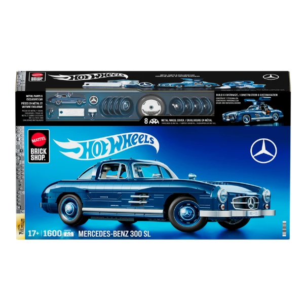 Set de construcție hot wheels – mercedes-benz 300 sl, scara 1:12 4