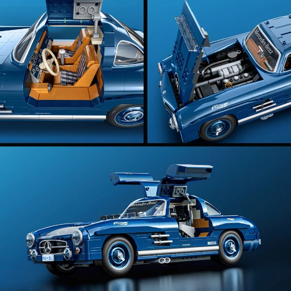 Set de construcție hot wheels – mercedes-benz 300 sl, scara 1:12 5