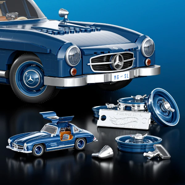 Конструктор hot wheels – mercedes-benz 300 sl, масштаб 1:12 5