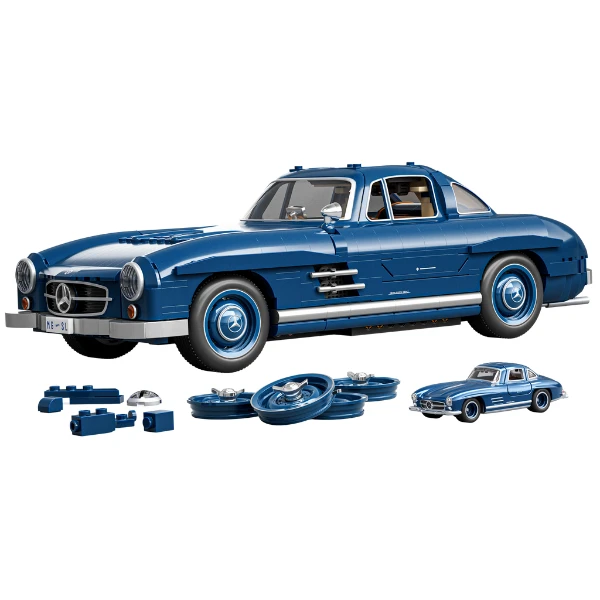 Конструктор hot wheels – mercedes-benz 300 sl, масштаб 1:12 2