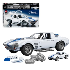 Set de construcție Hot Wheels – Corvette Grand Sport, scara 1:16
