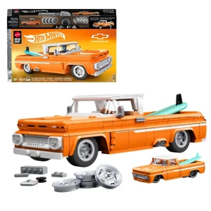 Конструктор hot wheels – pickup '62 chevy, масштаб 1:16