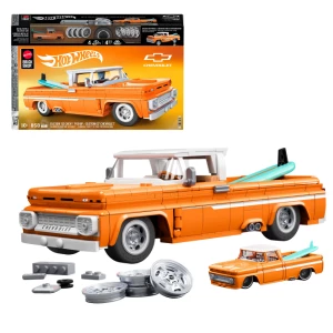 Set de construcție Hot Wheels – Pickup &apos;62 Chevy, scara 1:16