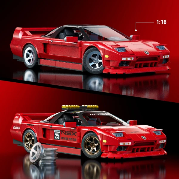 Конструктор hot wheels – '90 acura nsx, масштаб 1:16 4