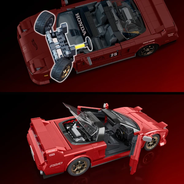 Конструктор hot wheels – '90 acura nsx, масштаб 1:16 7