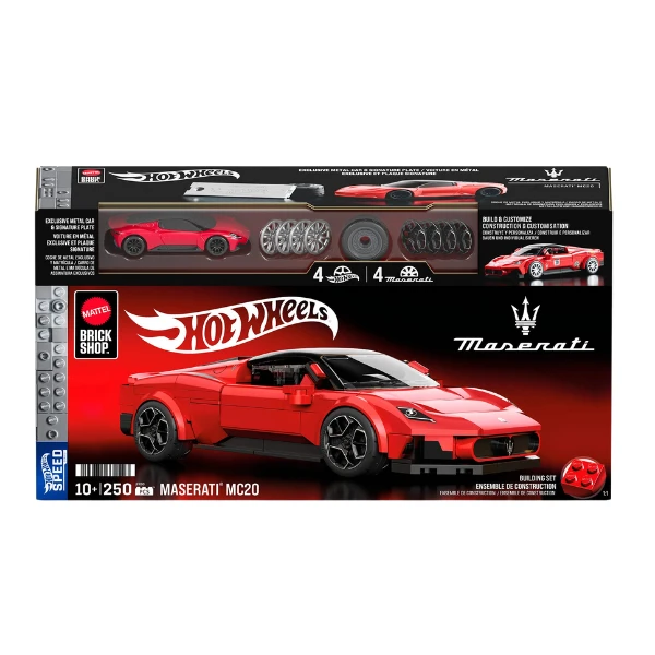 Конструктор hot wheels – maserati mc20, масштаб 1:32 3