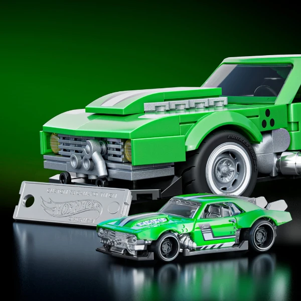 Конструктор hot wheels – custom '68 camaro, масштаб 1:32 5