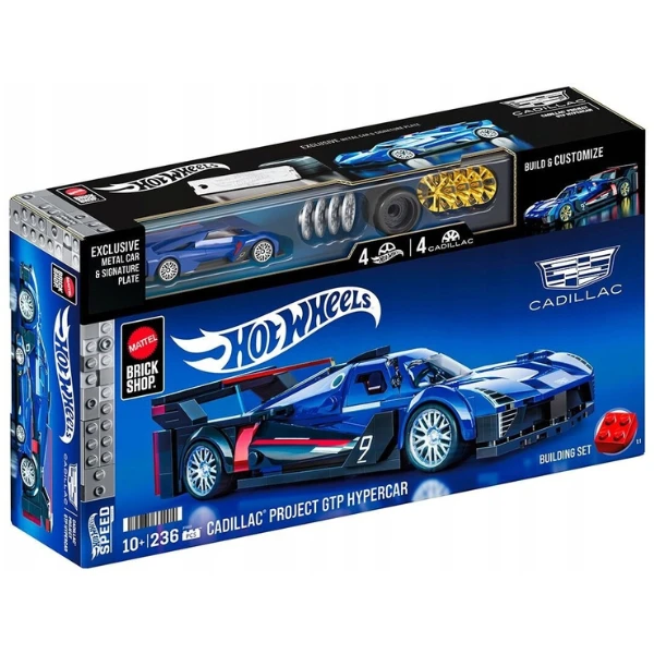 Конструктор hot wheels – cadillac project gtp, масштаб 1:32 3