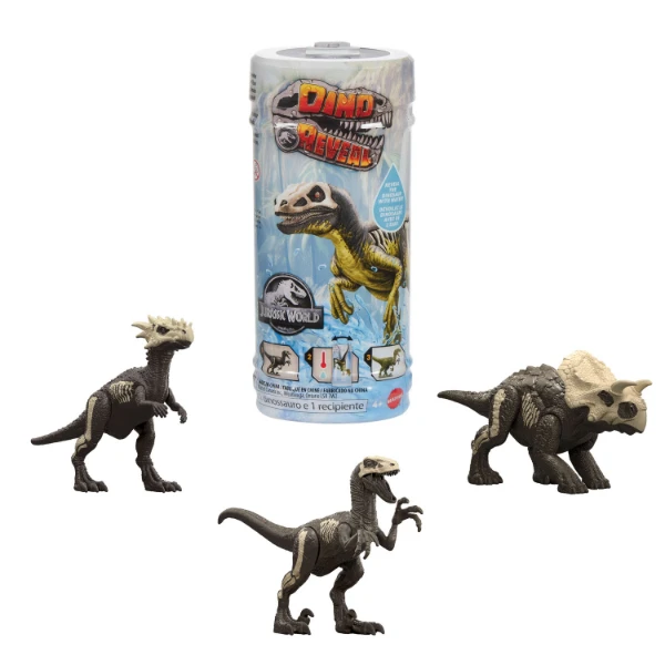 Фигурка динозавра "jurassic world: dino reveal", в асс. 4