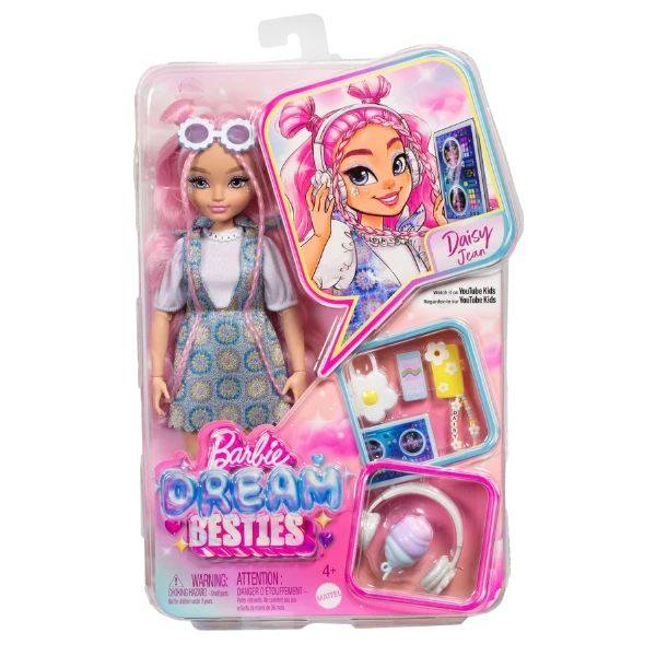 Păpușa barbie dream besties "daisy jean" cu accesorii 3