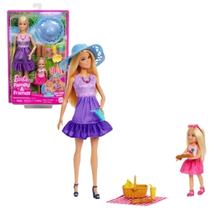 Кукла barbie "малибу и челси", с аксессуарами
