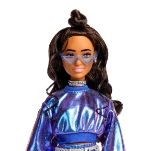 Păpușa barbie "fashionistă rochie violetă lucioasă" Thumbnail 7