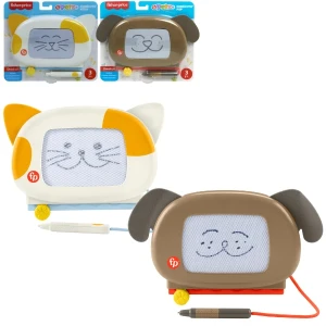 Tablă magnetică de desen "animăluțe", în as.