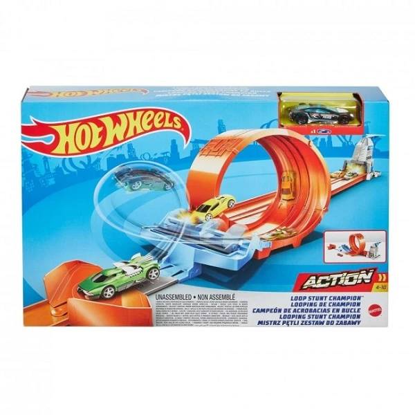 Hot wheels трек "чемпион трюков в петле" 2