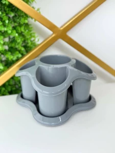 USCĂTOR TACÂMURI 5 COMPARTIMENTE, GRI (E226)