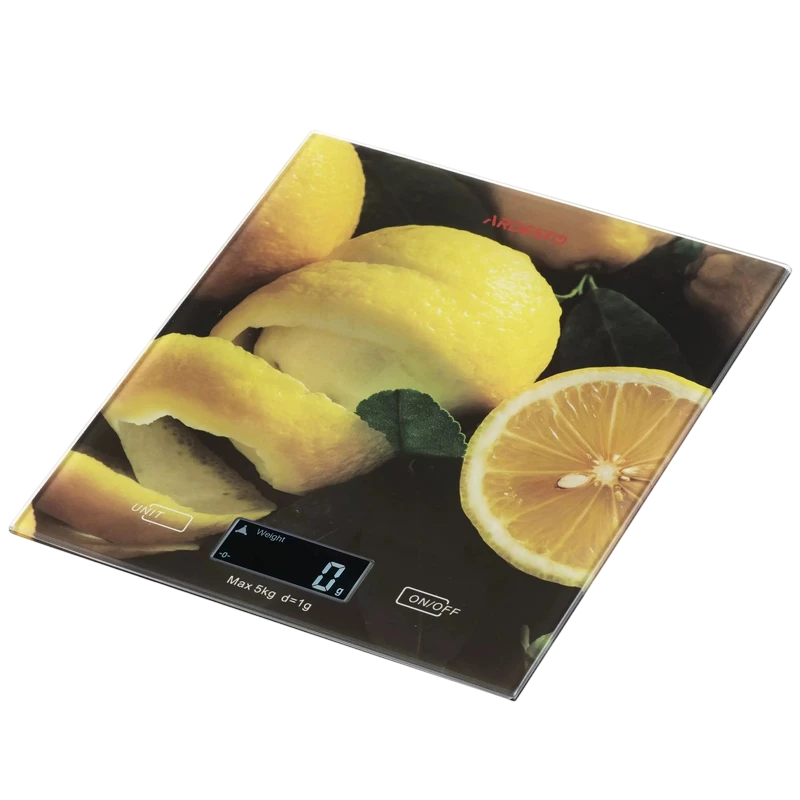 Cântar electronic de bucătărie ardesto sck-893, lemon 4