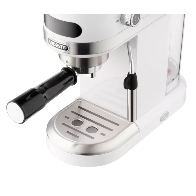 Кофеварка рожковая ardesto ycm-e1500, 1350вт, белый 14