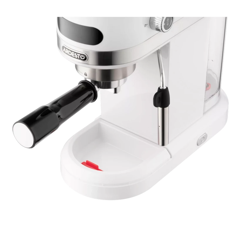 Кофеварка рожковая ardesto ycm-e1500, 1350вт, белый 11
