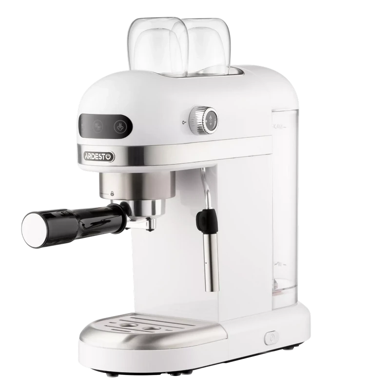 Кофеварка рожковая ardesto ycm-e1500, 1350вт, белый 3