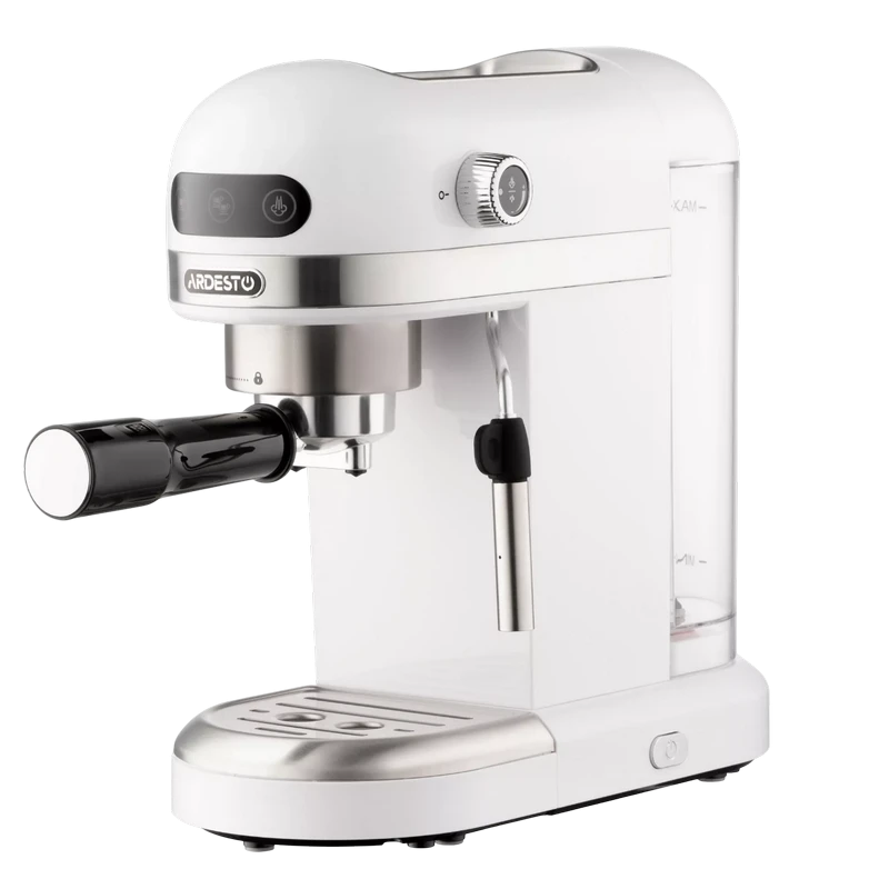 Кофеварка рожковая ardesto ycm-e1500, 1350вт, белый 4