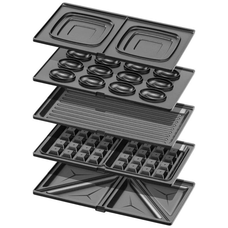 Aparat pentru sandwich multifunctional ardesto sm-h500b, negru 2