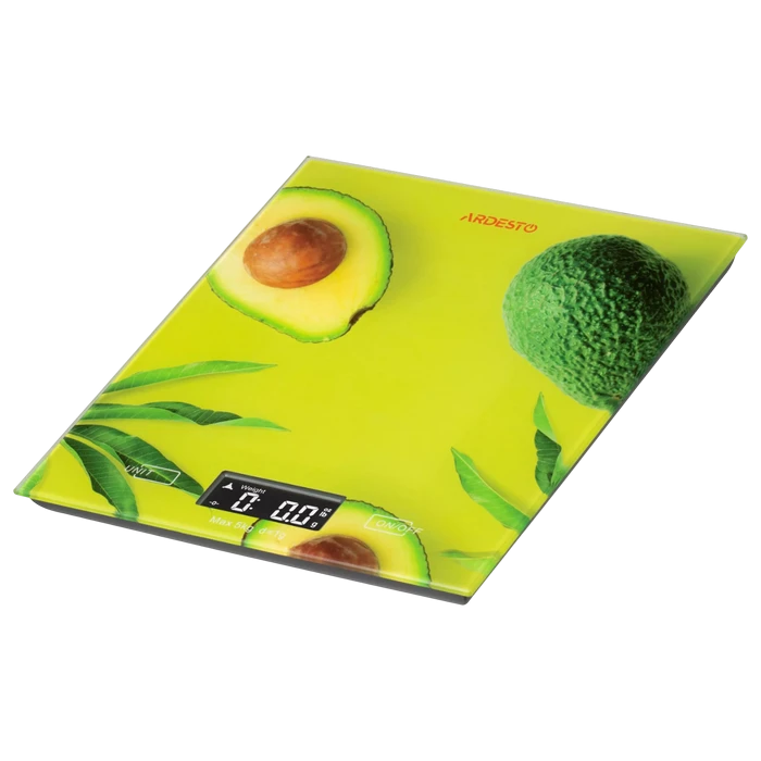 Cântar electronic de bucătărie ardesto sck-893, avocado 3