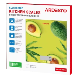 Cântar electronic de bucătărie ardesto sck-893, avocado Thumbnail 4