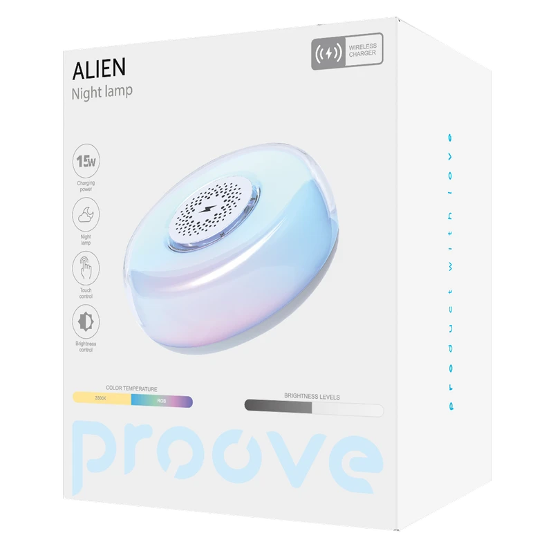 Ночник proove alien, белый 5