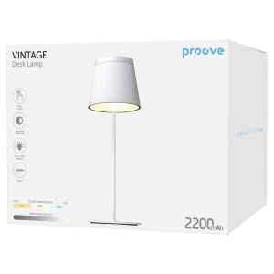 Lampa de birou proove vintage, alb Thumbnail 2