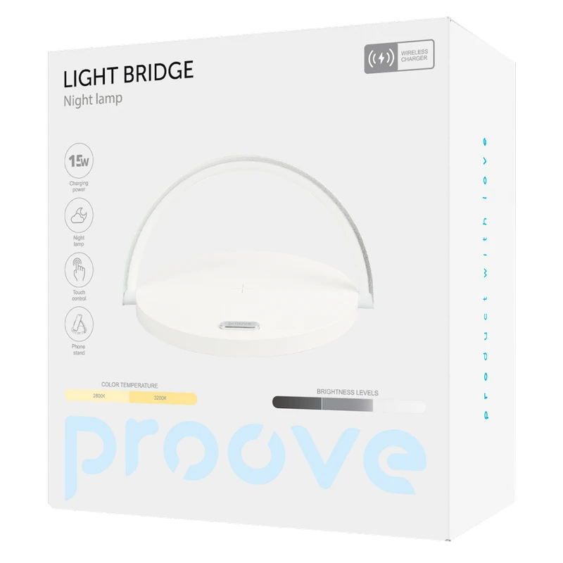 Ночник proove light bridge, белый 2