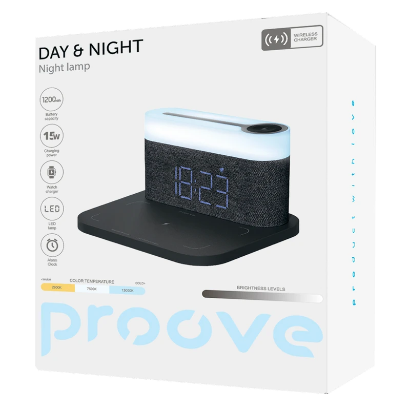 Ночник proove day & night, темно-серый 3
