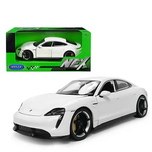 Mașina de colecție porsche taycan turbo 1:24 welly