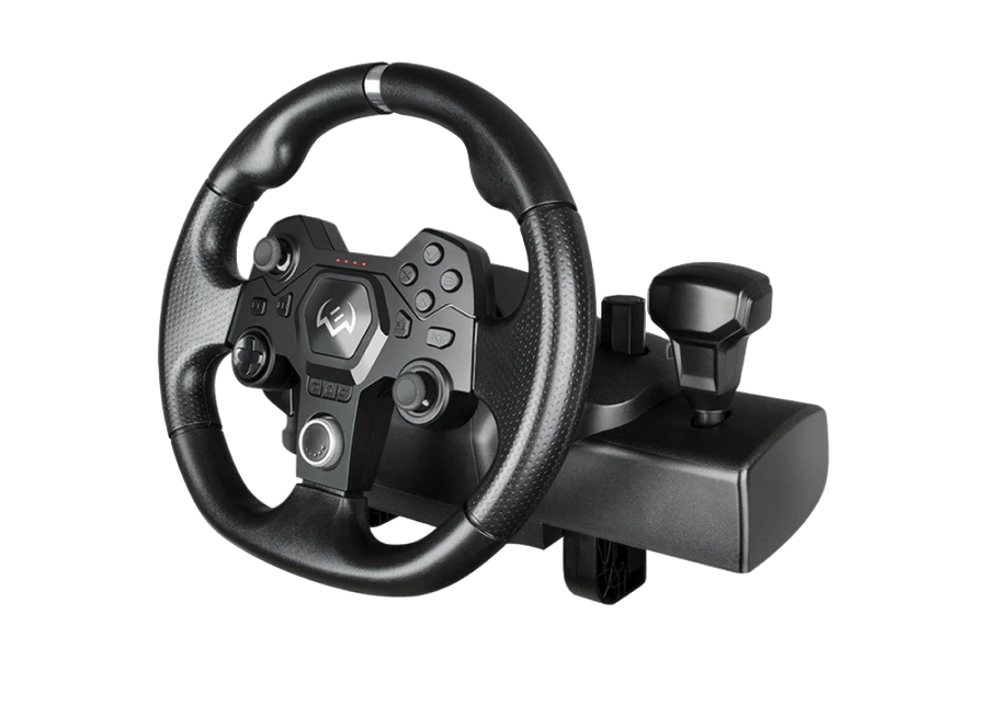 Игровой руль sven gc-w900, чёрный 4