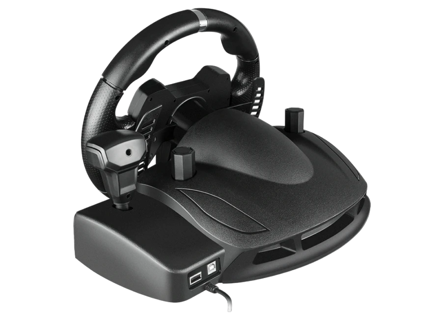 Игровой руль sven gc-w900, чёрный 5