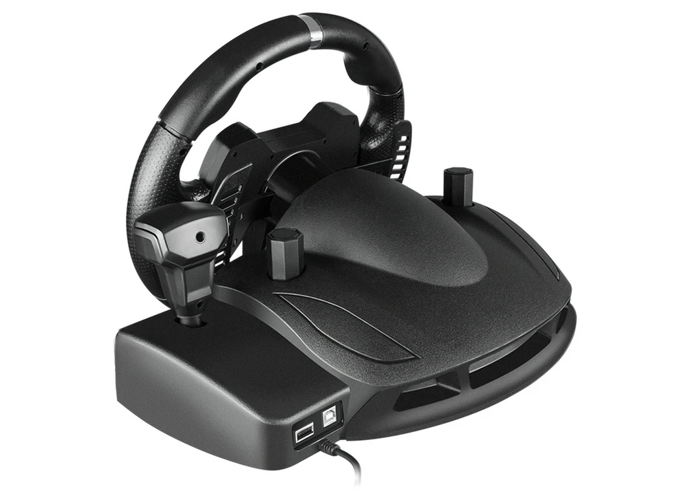 Игровой руль sven gc-w900, чёрный 7