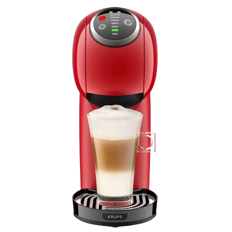 Cafetiera cu capsule krups genio s plus kp340510, 1500w, roșu 14
