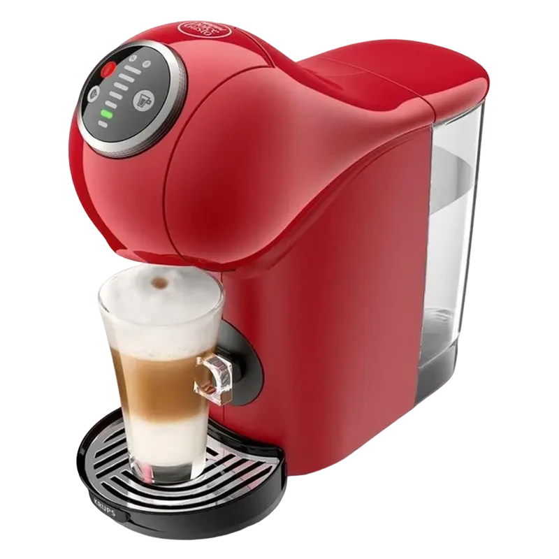Cafetiera cu capsule krups genio s plus kp340510, 1500w, roșu 13
