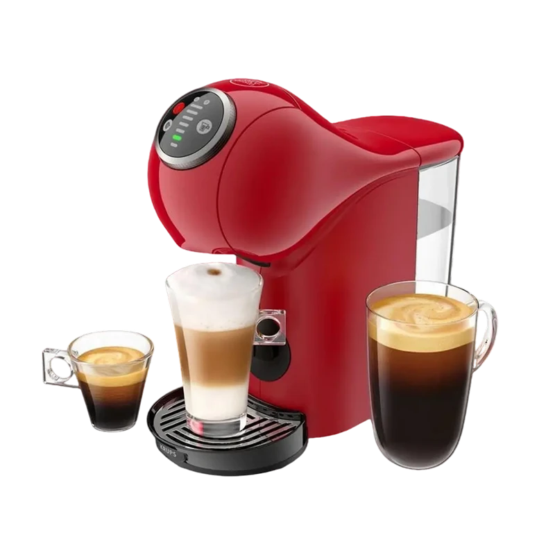 Cafetiera cu capsule krups genio s plus kp340510, 1500w, roșu 12